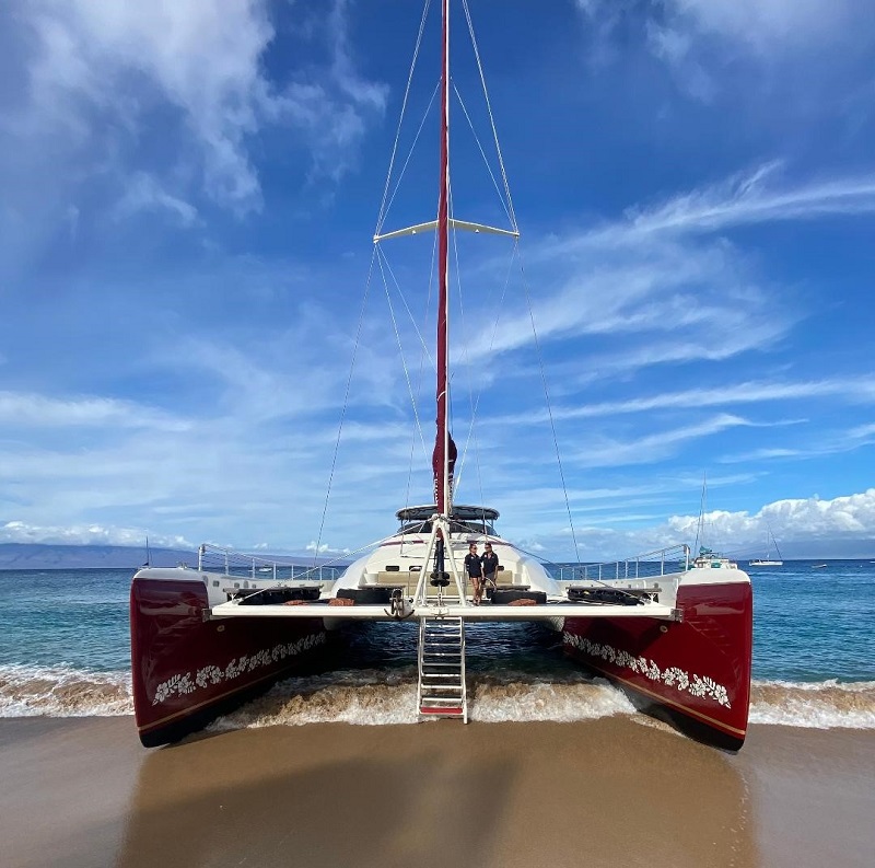 hula girl catamaran